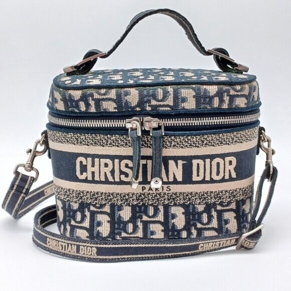 Christian Dior Oblique Small Travel Vanity Case w/Shoulder Strap -1130-092025 - Picture 1 of 16